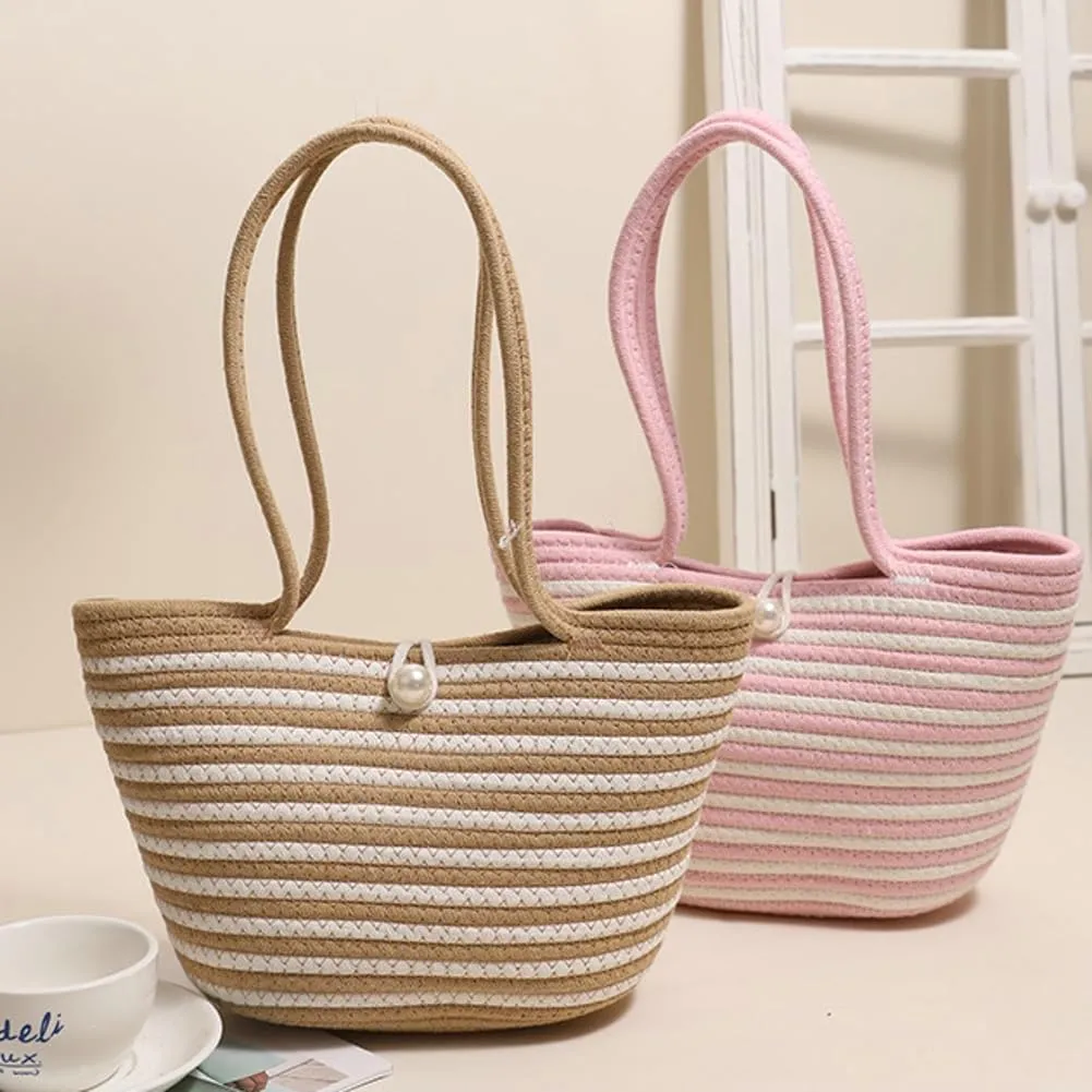 Epsion Women's Summer Woven Tote Bag Handbag Straw Shoulder Bag Hobo Chic Purse Travel 2025