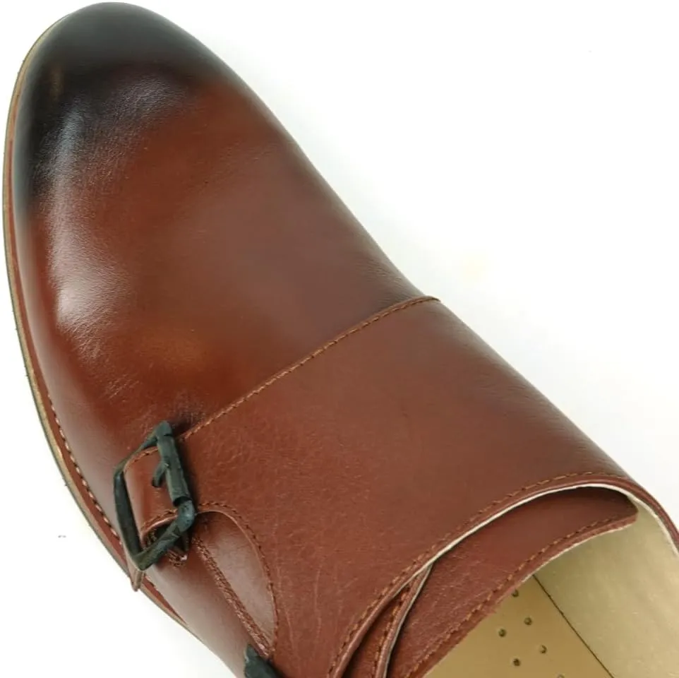 FI-9051 Genuine Leather Double Monk Straps