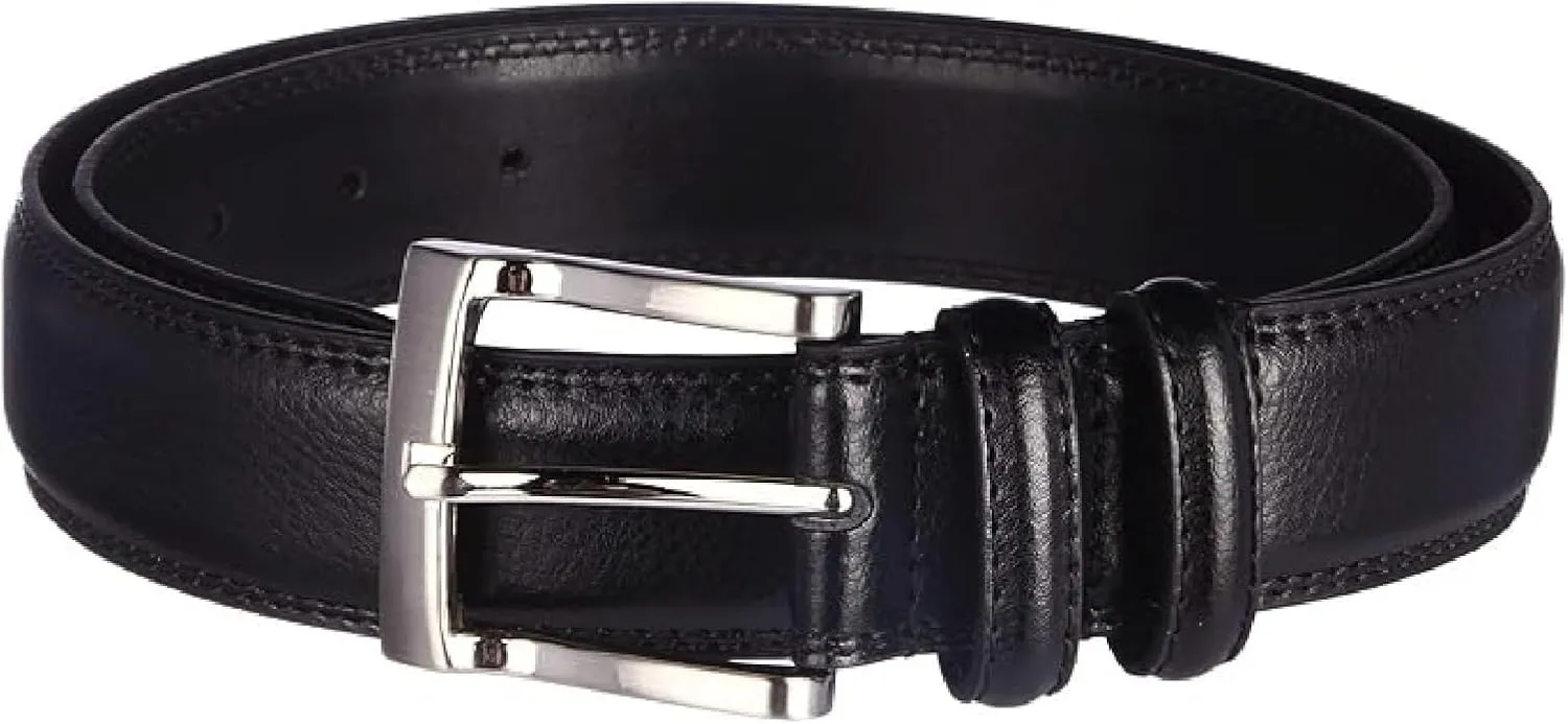 Florsheim Men's Pebble Grain 32mm Leather Belt