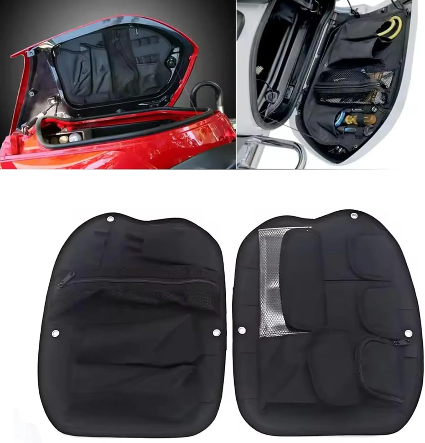for HONDA Gold Wing GL1800 GL 1800 F6B 2001-2017 Motorcycle luggage bag Inner Bag Expandable Pannier Saddlebag Bags Waterproof Tote Handbag Multipurpose Backpack Shoulder Strap Fixation (2011 2017)
