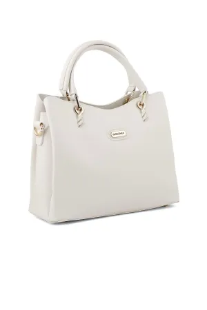 Formal Tote Hand Bags B15058-White