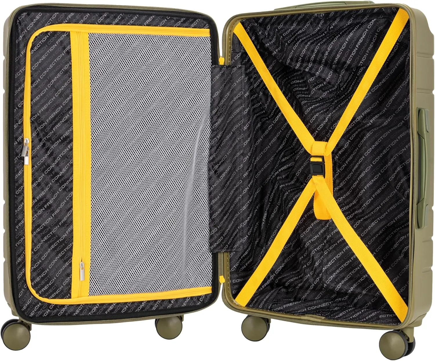 French Connection Le Voyage Luggage, Sage, 3 Piece Set