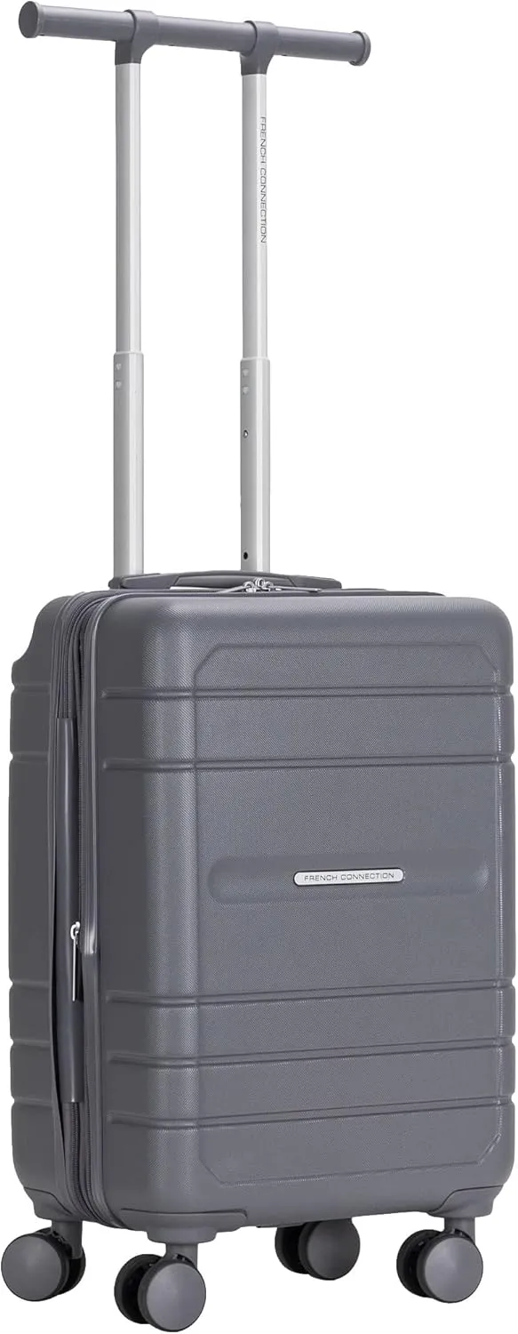 French Connection Le Voyage Luggage Set, Quiet Shade, 22" Carry-On