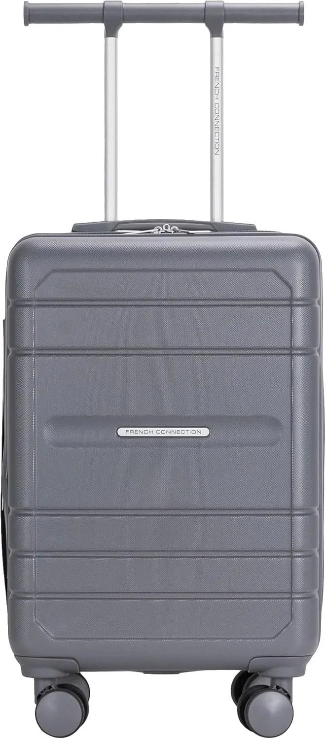 French Connection Le Voyage Luggage Set, Quiet Shade, 22" Carry-On