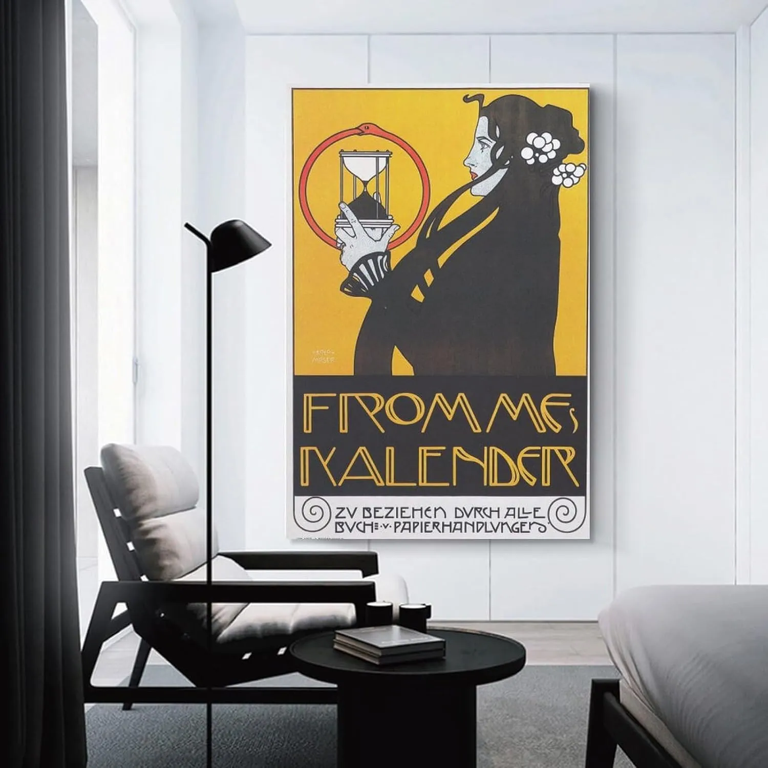 FUCMI Kolo Moser Fromme’s Calendar Canvas Posters Wall Art Bedroom Office Room Decor Gift 20x30inch(50x75cm)