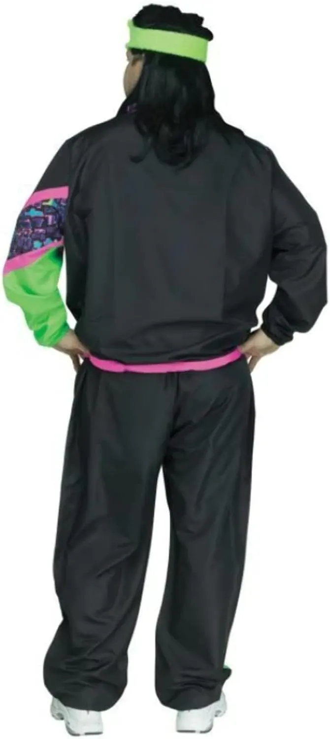 Fun World Men's 80's Track Suit Costume
