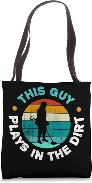 Funny metal detecting rally Tote Bag