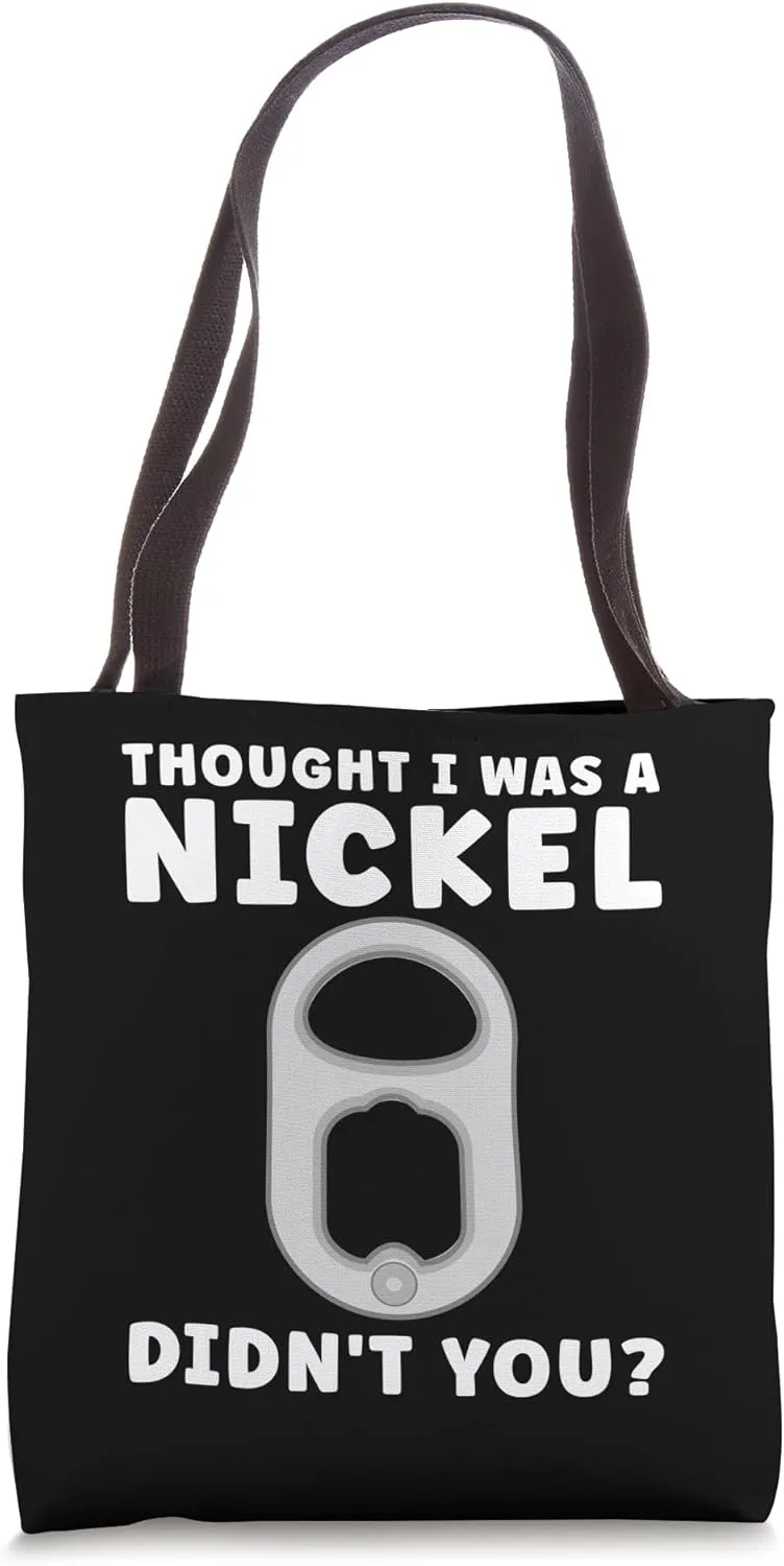 Funny Pull Tab Metal Detector Joke Tote Bag