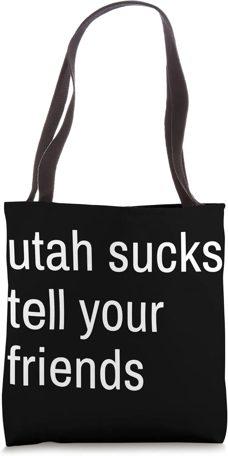 Funny Utah Sucks Tote Bag