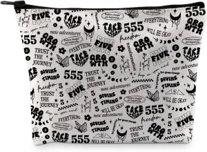 G2TUP Angel Numb Manifest Gift 5 * 5 Makeup Bag Spiritual Cosmetic Bag Lucky Numb Gift Number Meaning Gift (5 * 5 MB)