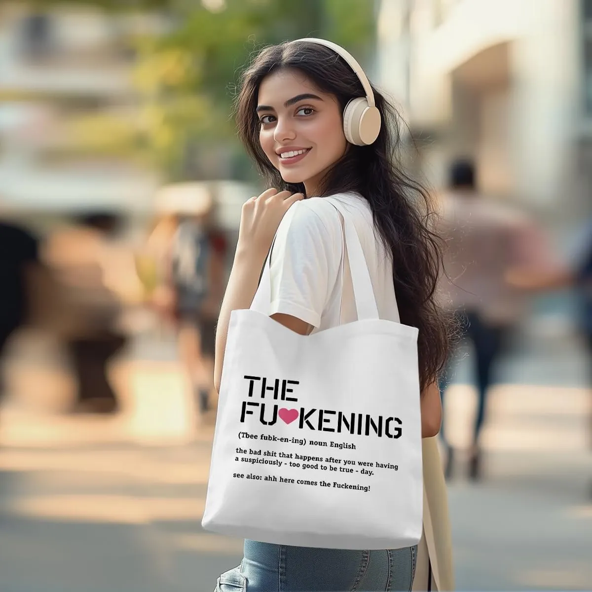 Gag Gifts Sarcastic Tote Bag, Funny Gifts Reusable Grocery Bags, Novelty Gifts Humor Beach Bag Weekender Bag