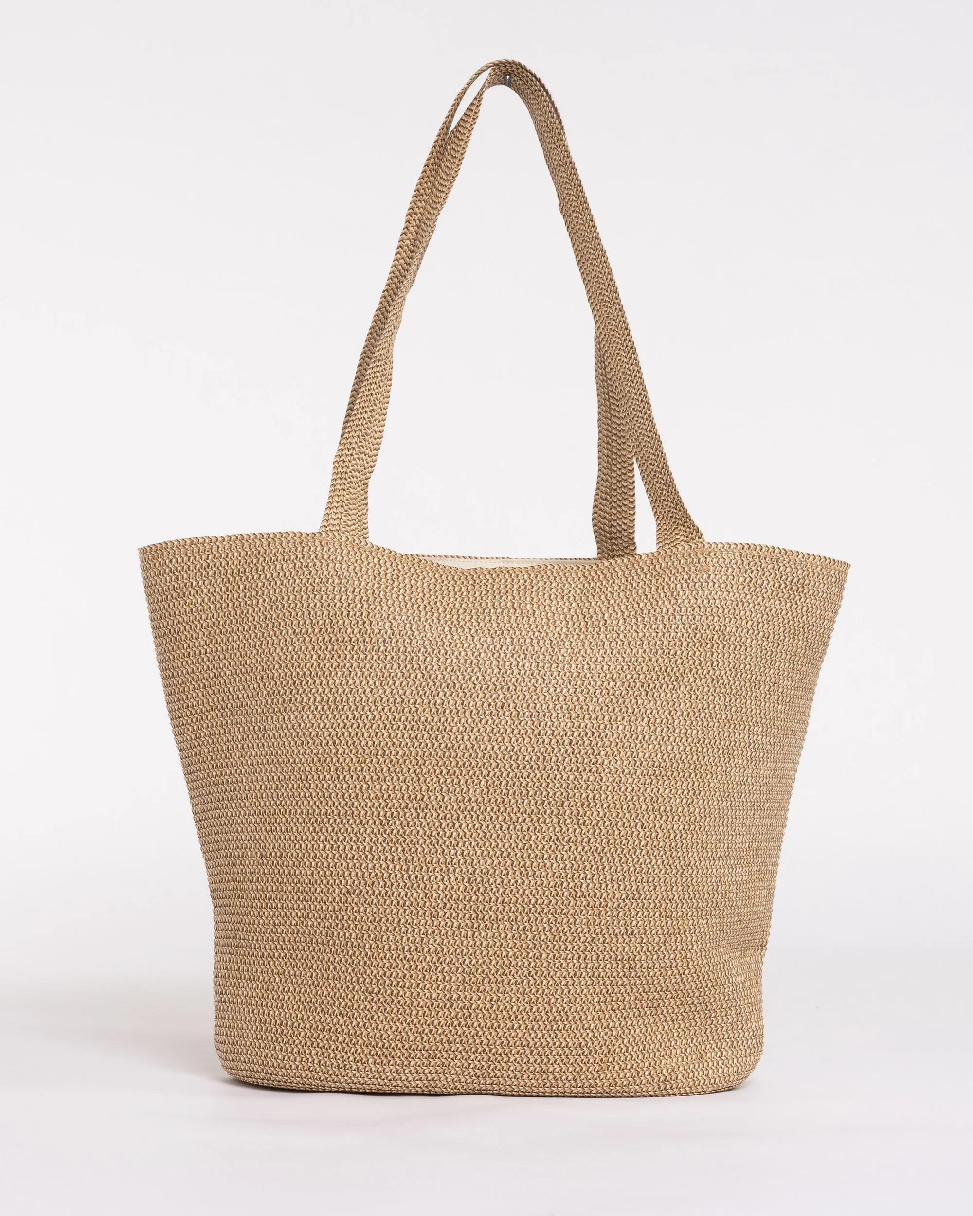 GISELE STRAW BEACH BAG