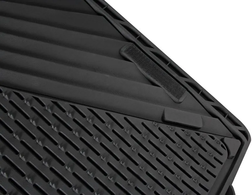 Go Gear 11179000 Full Size Heavy Duty Black Floor Mats (4 Piece Set)