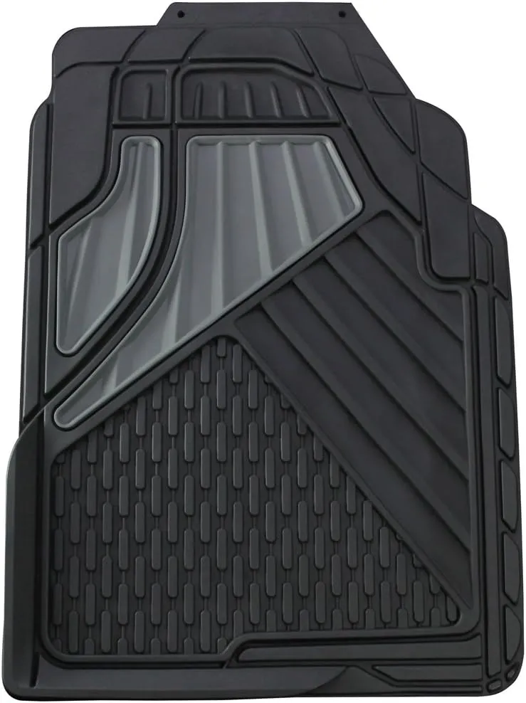 Go Gear 11179000 Full Size Heavy Duty Black Floor Mats (4 Piece Set)