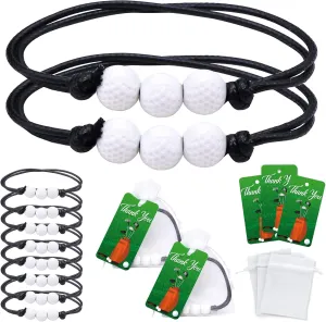 Golf Party Favors 24 Pack Golf Goodie Bags With Thank You Kraft Tags and White Gift Bags Decor for Sports Birthday Party Gifts Golf Team Player Prizes