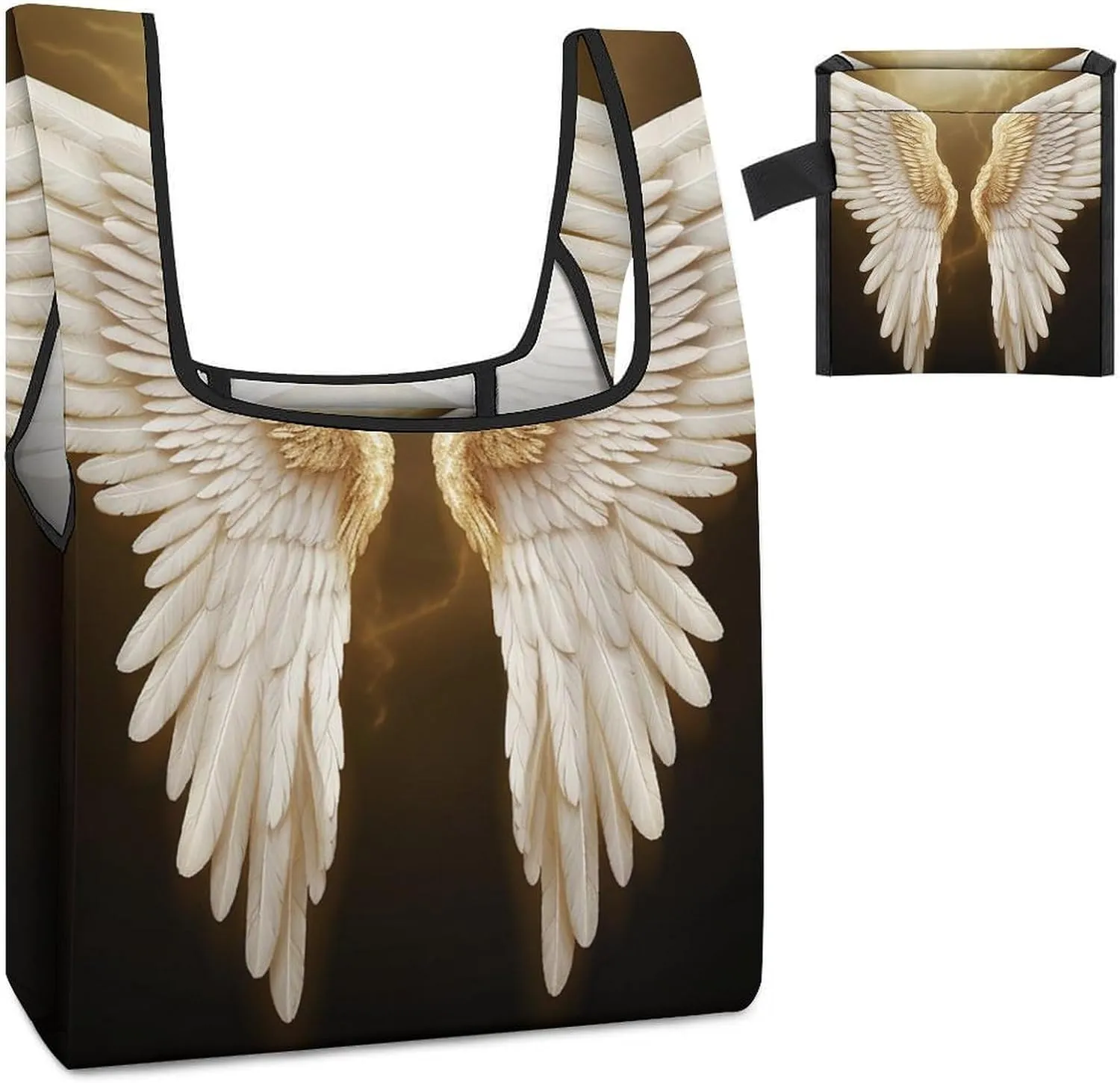 Grocery Bag Reusable Tote Bag Foldable A Curious Cat Shopping Bag Handbag Washable Shoulder Bag for Travel