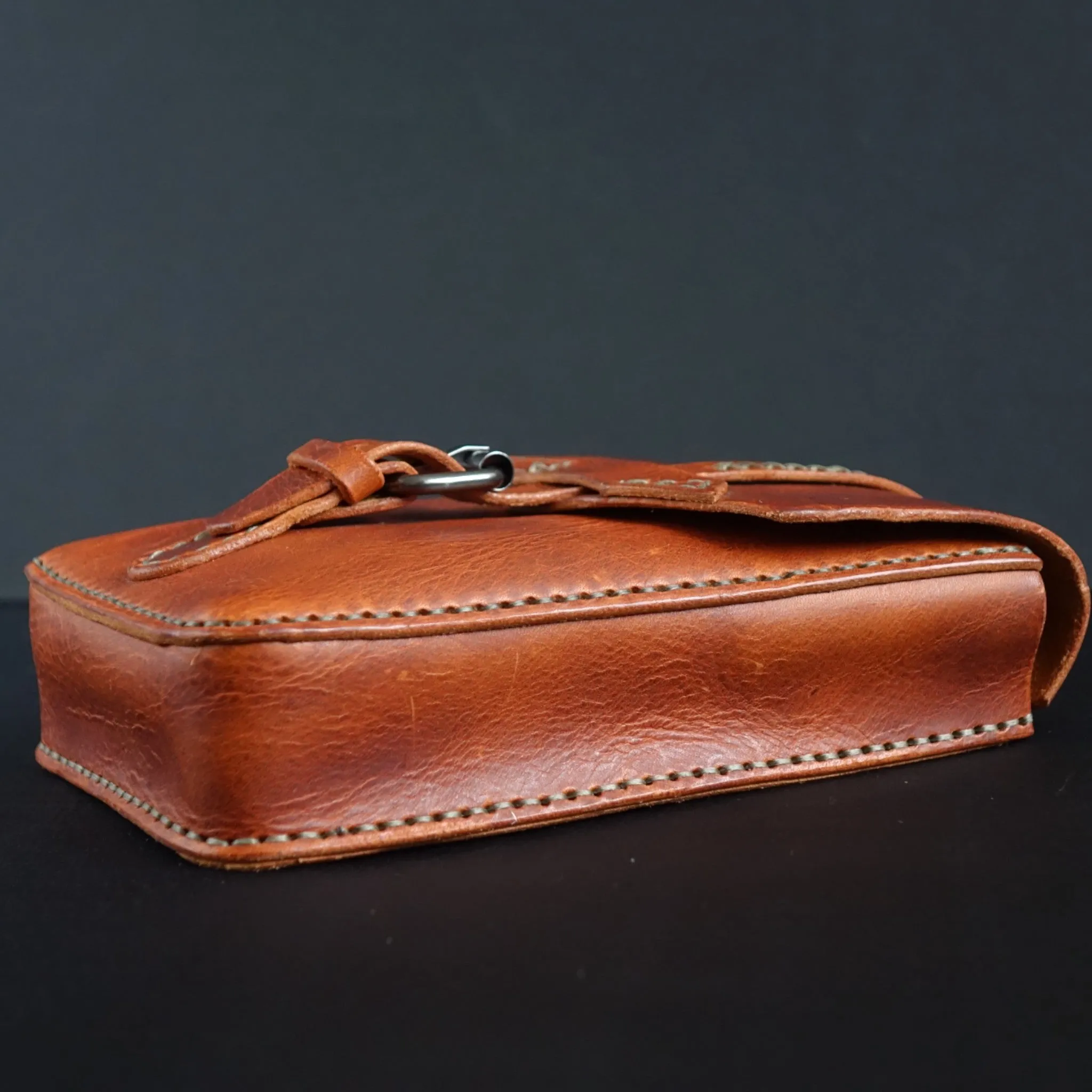 Handmade Leather Waist Bag- Belt Bag