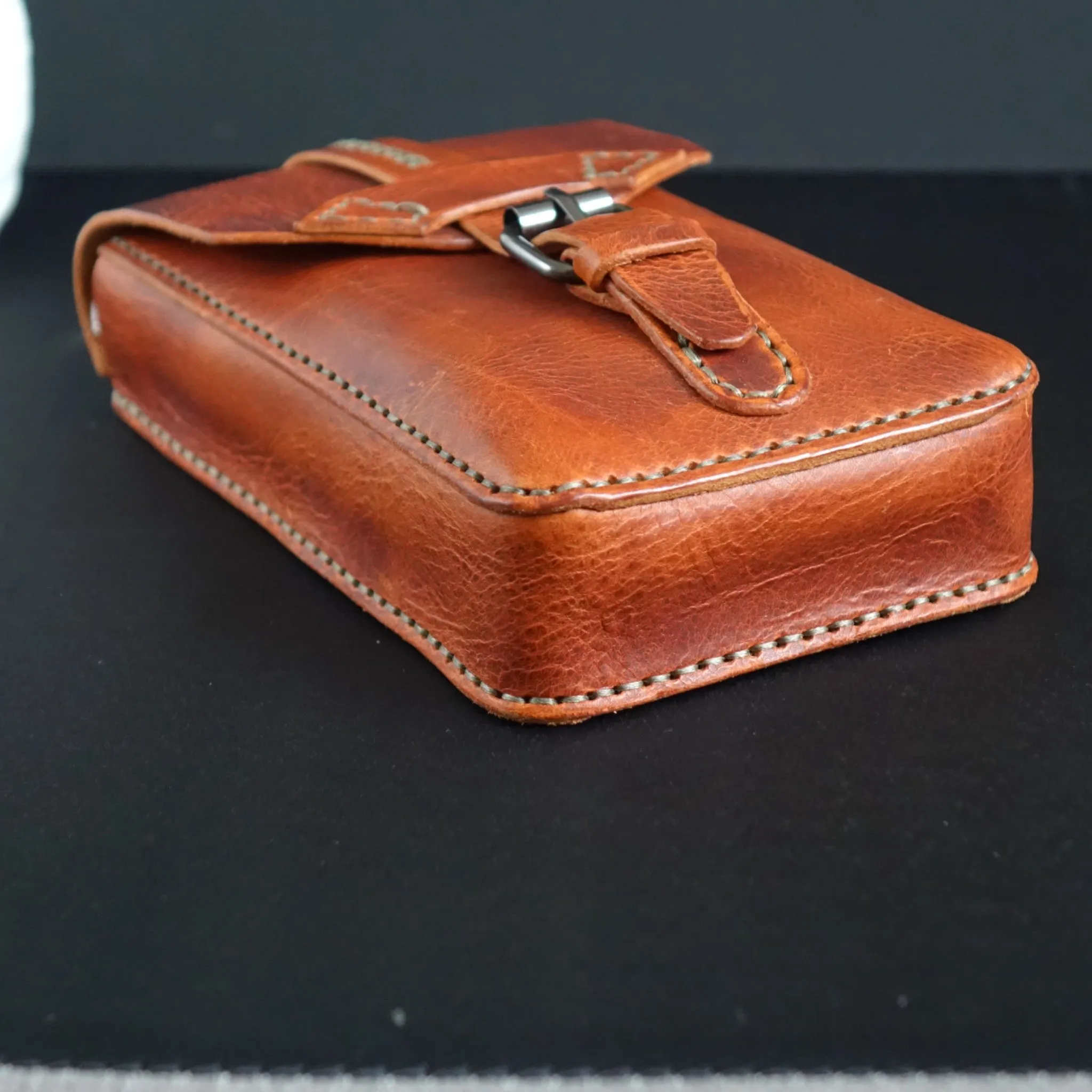 Handmade Leather Waist Bag- Belt Bag