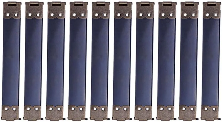 Healifty 10pcs Internal Flex Frame for Coin Purse Vintage Purse Sewing Purse Tote Purse Frame DIY Flex Frames Kiss Coin Handbag Hinges Vintage Tote Bag Spring Clip Metal Accessories