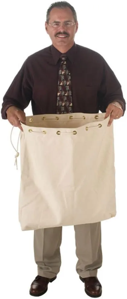 Heavy Duty 14oz Canvas 23Wx26H Post Office Mail Carrier Storage Bag W/Pull Rope
