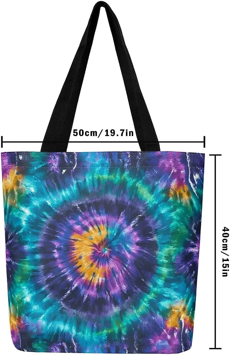 Hippo Canvas Tote Bag for Women,Cartoon Animal Large Capacity Gym Bag Garden Flower Cute Wildlife Cotton Bags