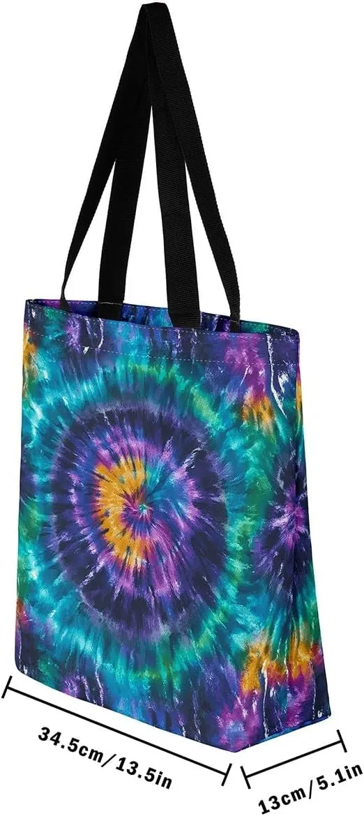 Hippo Canvas Tote Bag for Women,Cartoon Animal Large Capacity Gym Bag Garden Flower Cute Wildlife Cotton Bags