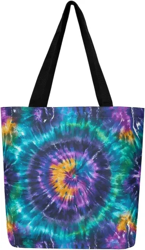 Hippo Canvas Tote Bag for Women,Cartoon Animal Large Capacity Gym Bag Garden Flower Cute Wildlife Cotton Bags
