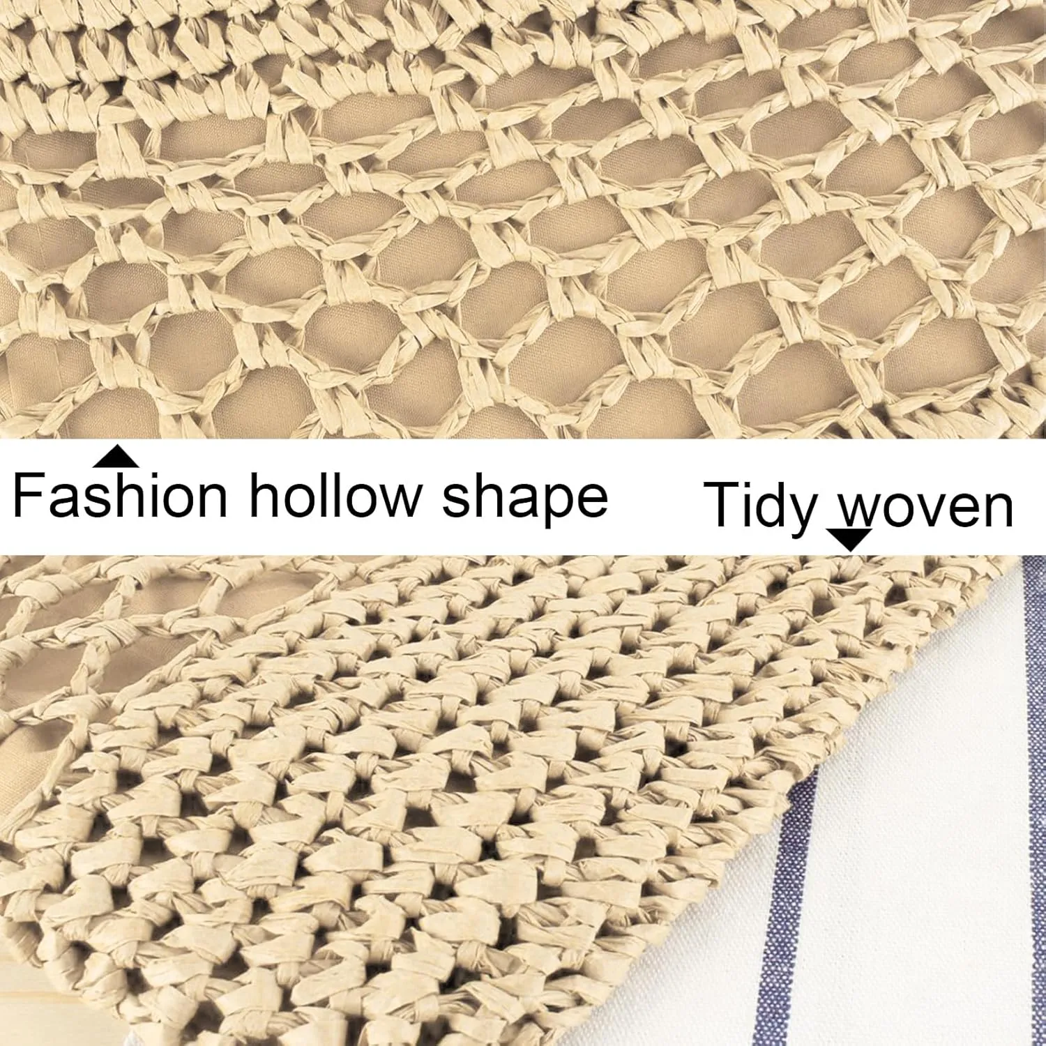 HJMND Straw Beach Bag,Cute Purses Shoulder Bag,Handmade Summer Beach Bags Straw Tote Bag For Beach Picnic Vacatio