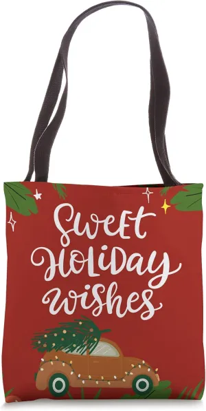 Holiday-Themed Tote Bags Christmas Tote Bags for Women Men Tote Bag