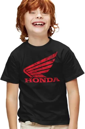 Honda Powersports Kids T-Shirt for Youth Toddler Boys and Girls Collection