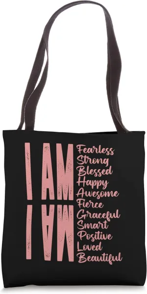 Inspirational Quote For An Affirmation Humanity Believer Tote Bag