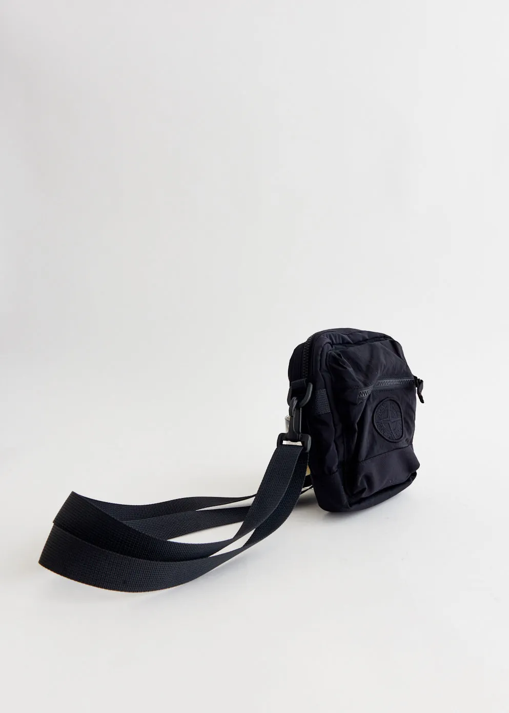 Iridescent Nylon Metal Pouch Bag