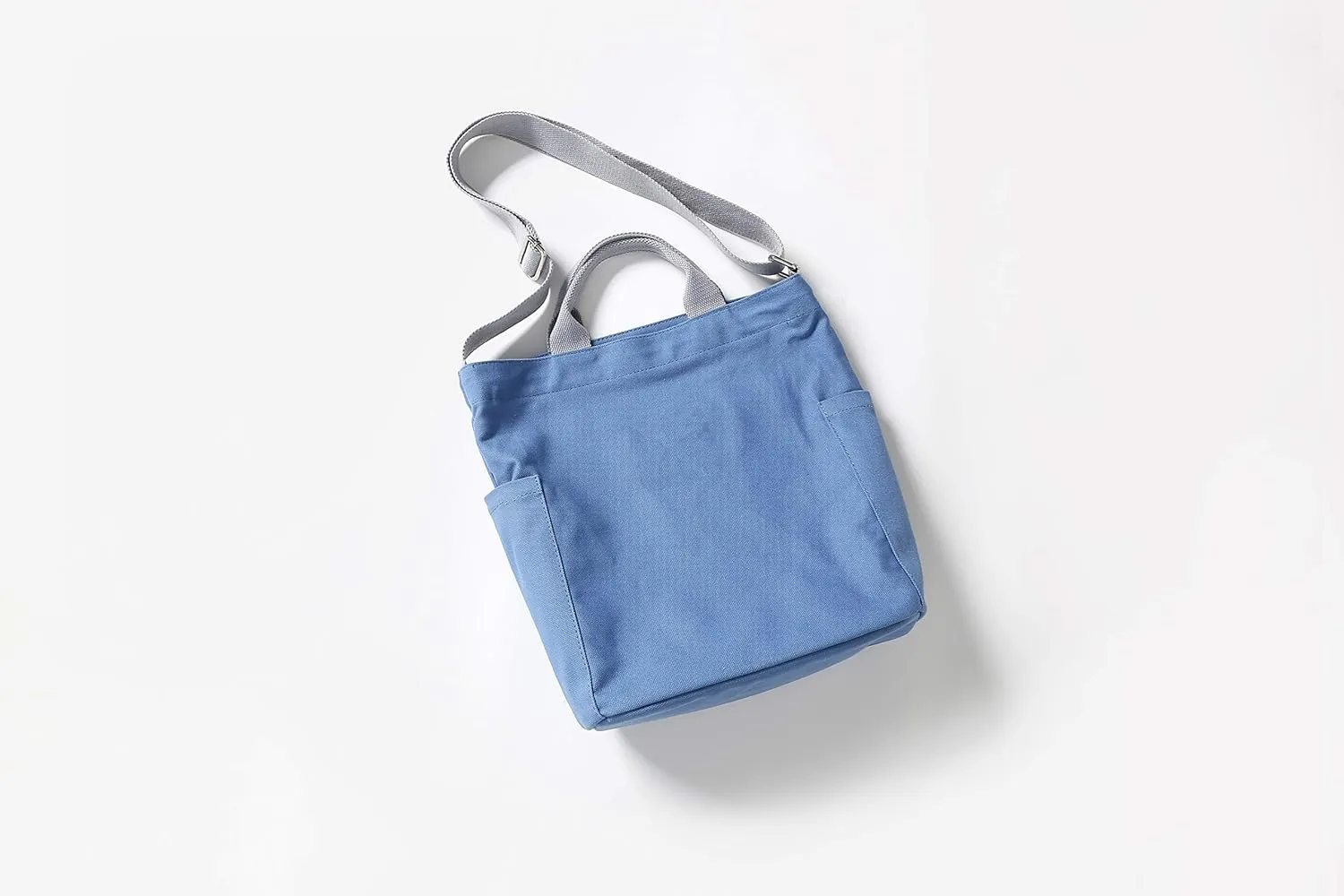 Jeelow Canvas Tote HandBag Crossbody Shoulder Bag With Zipper For Men & Women