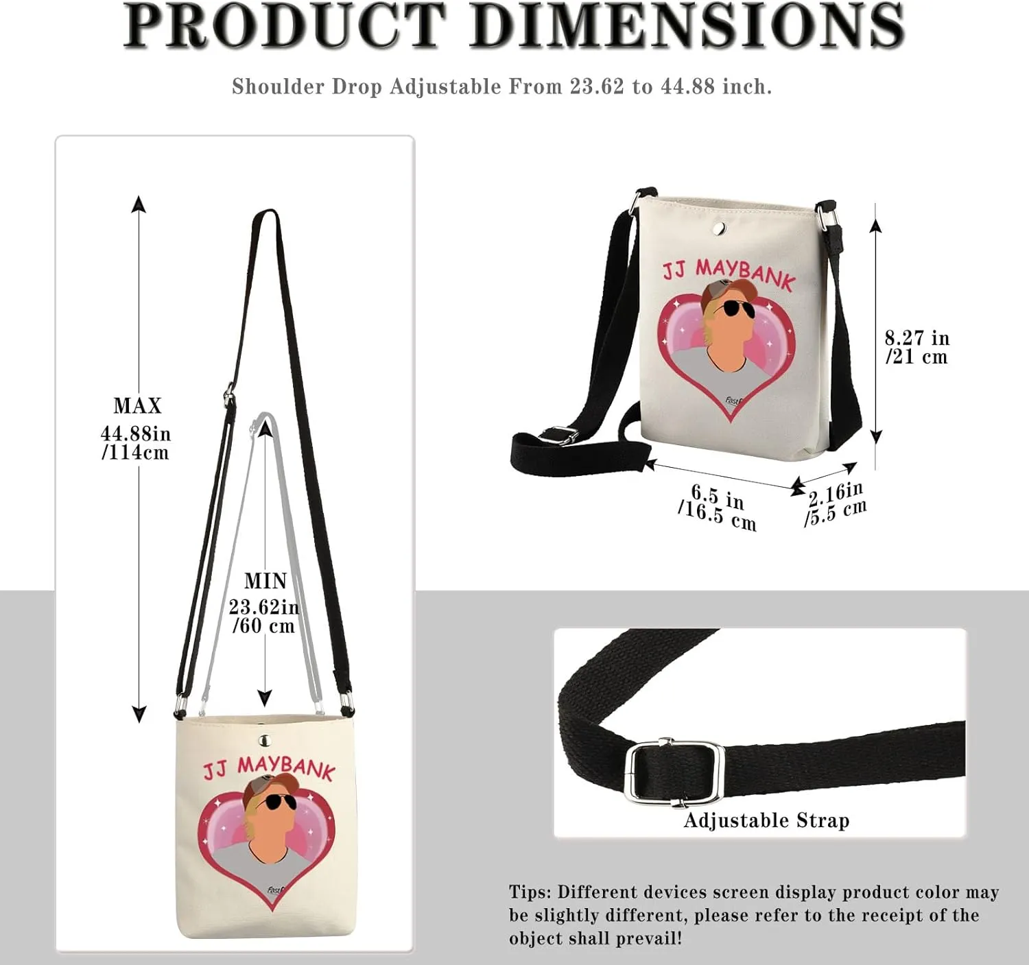 JJ Gift TV Show Member Gift Fans Adventure Gift JJ Merchandise Makeup Bag (JJ CB)