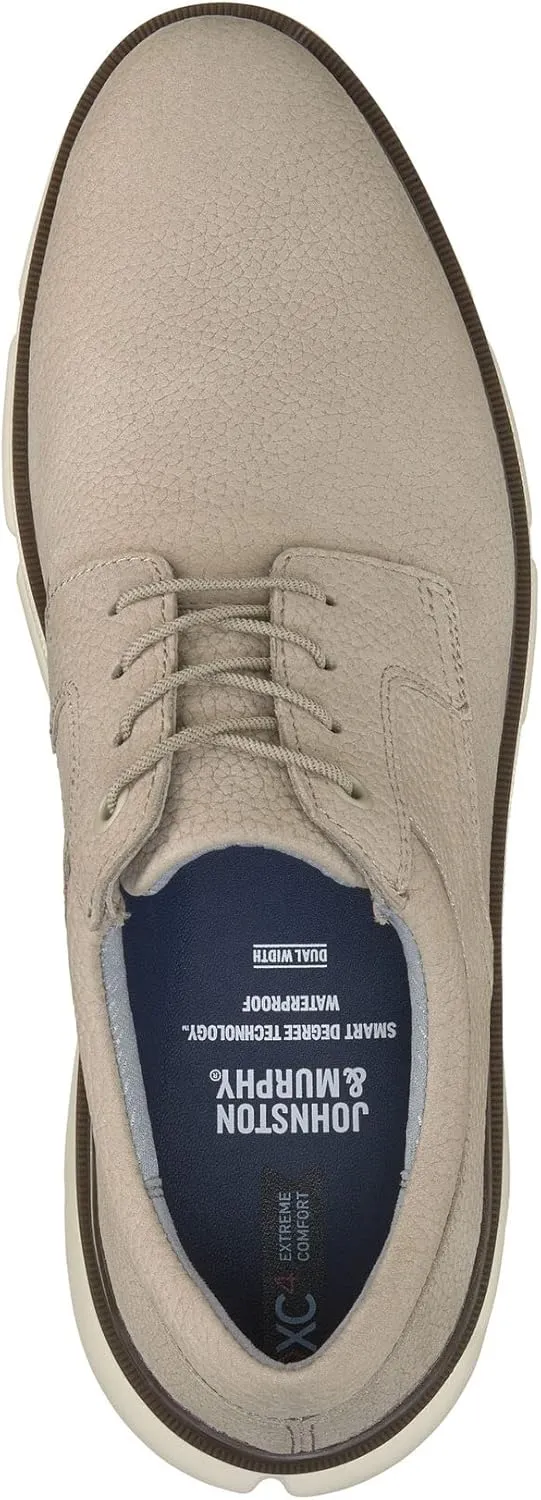 Johnston & Murphy Men's XC4 H1-Luxe Hybrid Golf Shoes, Waterproof Leather, Lightweight, Memory-Foam Cushioning