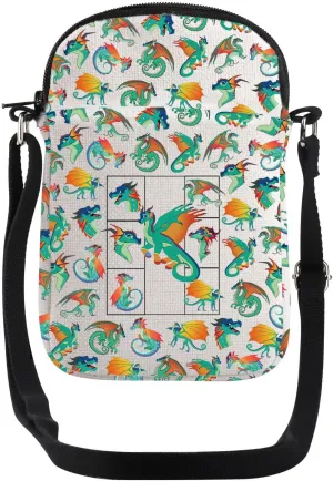 JYTAPP In My Dragon Era Crossbody Bag Dragon The Wing Gift Rainwing Crossbody Purse Bag Fantasy Darkstalker Gift