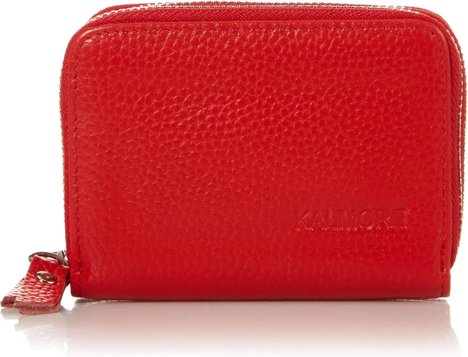 KALMOR Wallets for Women Leather Double Zipper RFID Blocking Purse with Coin Pocket