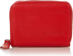 KALMOR Wallets for Women Leather Double Zipper RFID Blocking Purse with Coin Pocket