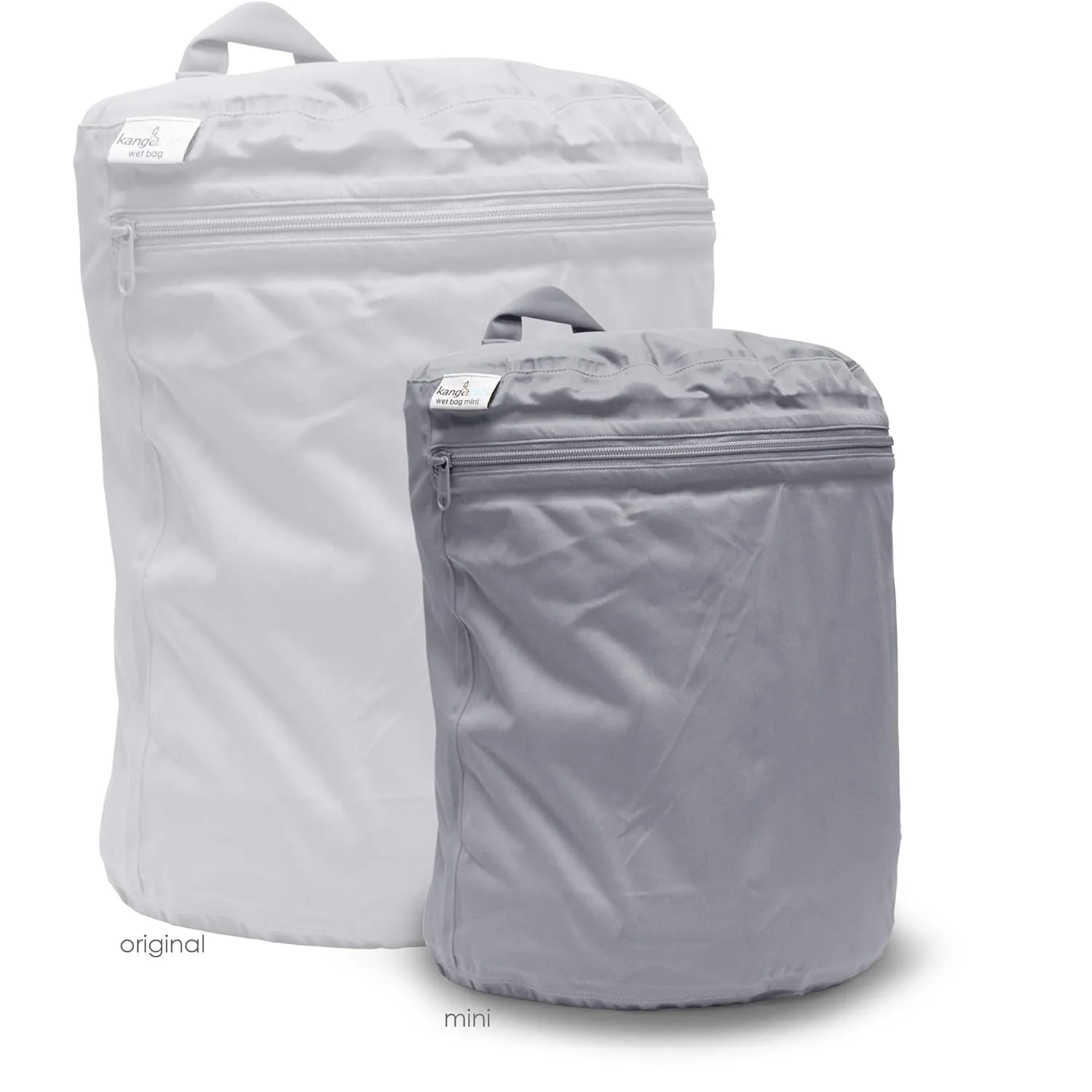Kanga Care Wet Bag Mini Seam Sealed Waterproof 3D Dimensional for Baby Cloth Diapers, Travel, Beach, Pool, Gym, Swim | Platinum