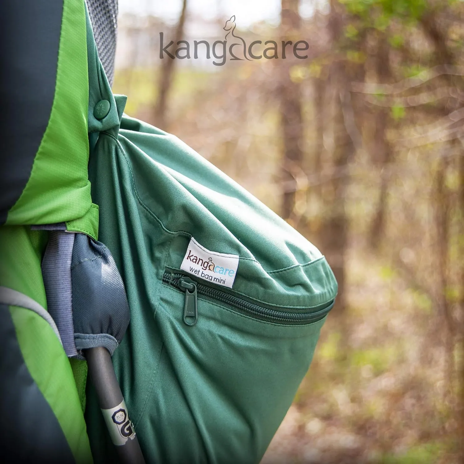 Kanga Care Wet Bag Mini Seam Sealed Waterproof 3D Dimensional for Baby Cloth Diapers, Travel, Beach, Pool, Gym, Swim | Platinum