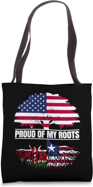 Kenya Liberia Heritage Mix Proud of my Roots Kenyan Liberian Tote Bag