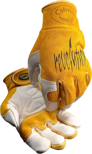 Kevlar-Seamed Multi-Task Welding Gloves 1828 (Medium/Yellow)
