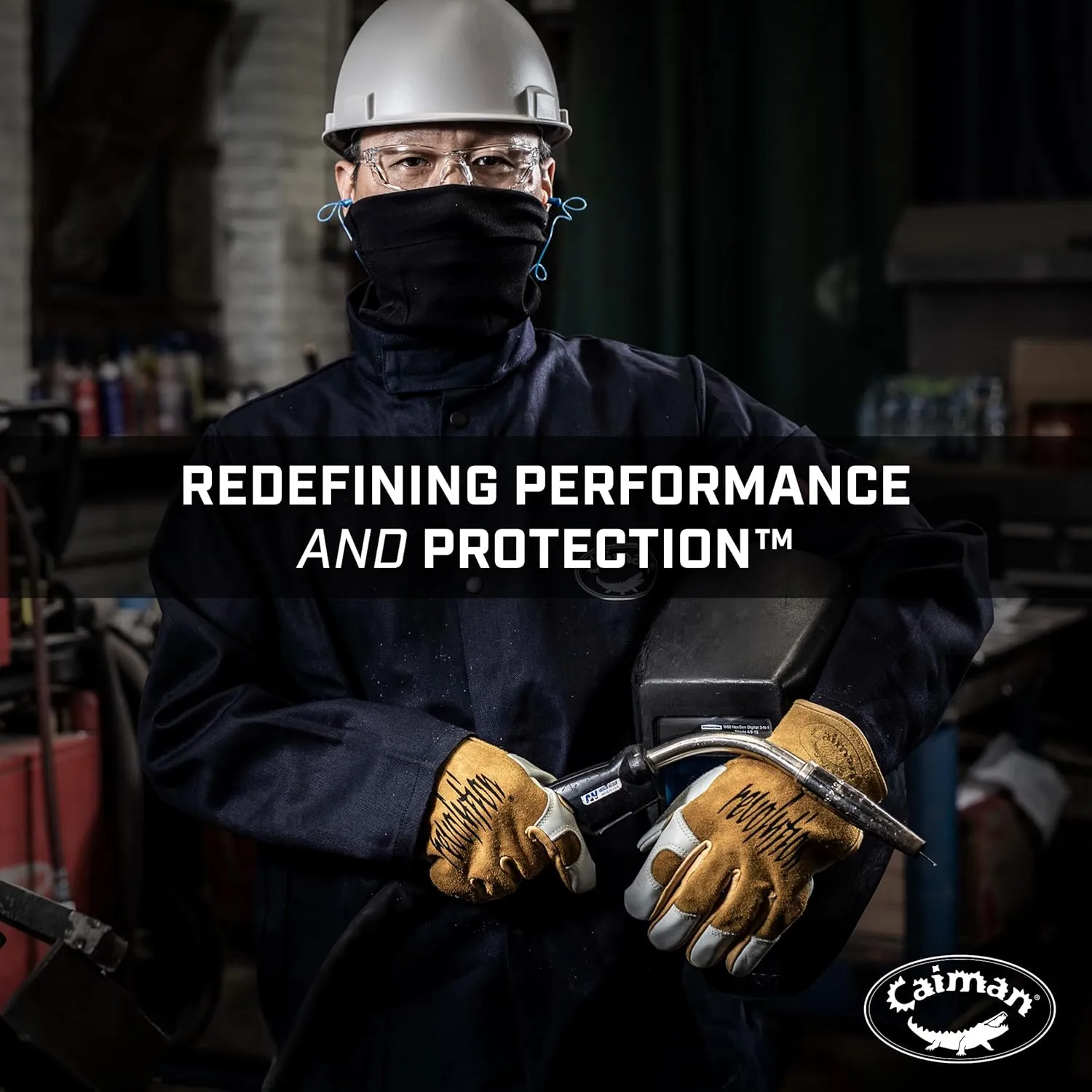 Kevlar-Seamed Multi-Task Welding Gloves 1828 (Medium/Yellow)