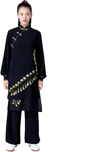 Kung Fu Uniform Tai Chi Clothes Women Wushu Clothes Kung Fu Competition Clothes Martial Art Uniform Wrinkle