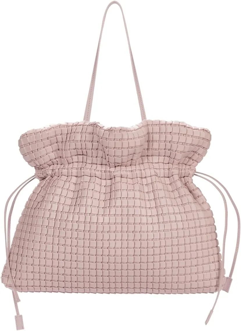 KWANI Square Embossed Big Tote Shoulder Bags for Women and Ladies