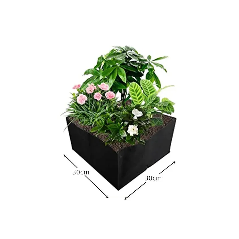 Large Garden Planting Bag Felt Multi-grid Planting Bag Vegetable Planting Pot Plant Flower Planting Pot Plant Nutrition Bag