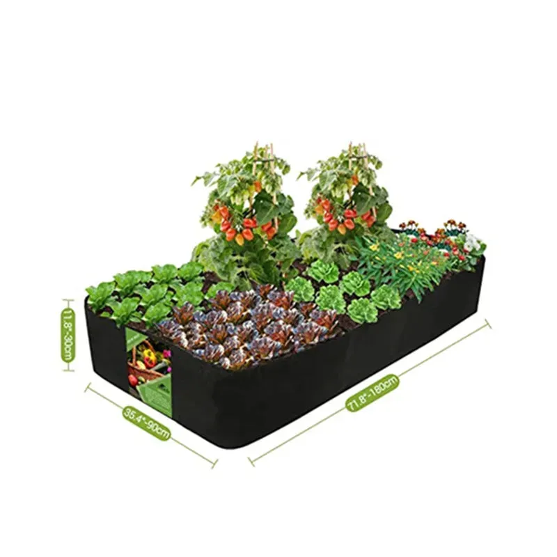 Large Garden Planting Bag Felt Multi-grid Planting Bag Vegetable Planting Pot Plant Flower Planting Pot Plant Nutrition Bag