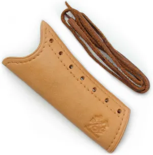 Leather Axe Handle Guard/Collar (Gransfors Bruk Double Bit Axe, Tan/Natural Leather)