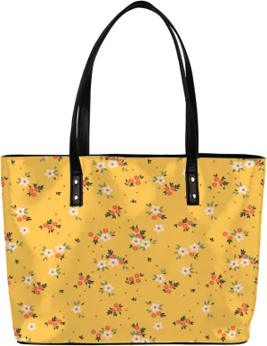 Leather Tote Bag for Women Fashion Shoulder Bag Purses and Handbags Large Capacity Satchel Bags for Work Travel