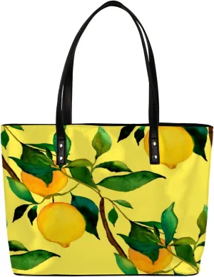 Leather Tote Bag for Women Fashion Shoulder Bag Purses and Handbags Large Capacity Satchel Bags for Work Travel